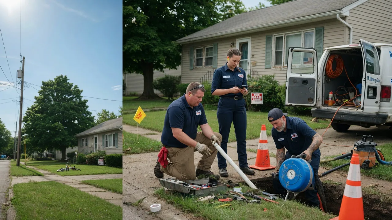 Sewer Line Repair in Grand Marsh, WI near me